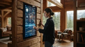 Testing digital control panel for infrared panels for DIY sauna after final setup